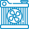 air conditioning / heating icon